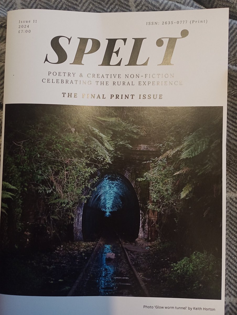 This is a stunning magazine -  so pleased to have a poem featured in this issue which is 😍. I absolutely love the front cover 🪱🪱🪱. Long may Spelt live - albeit in a different format. @MagazineSpelt @wondykitten