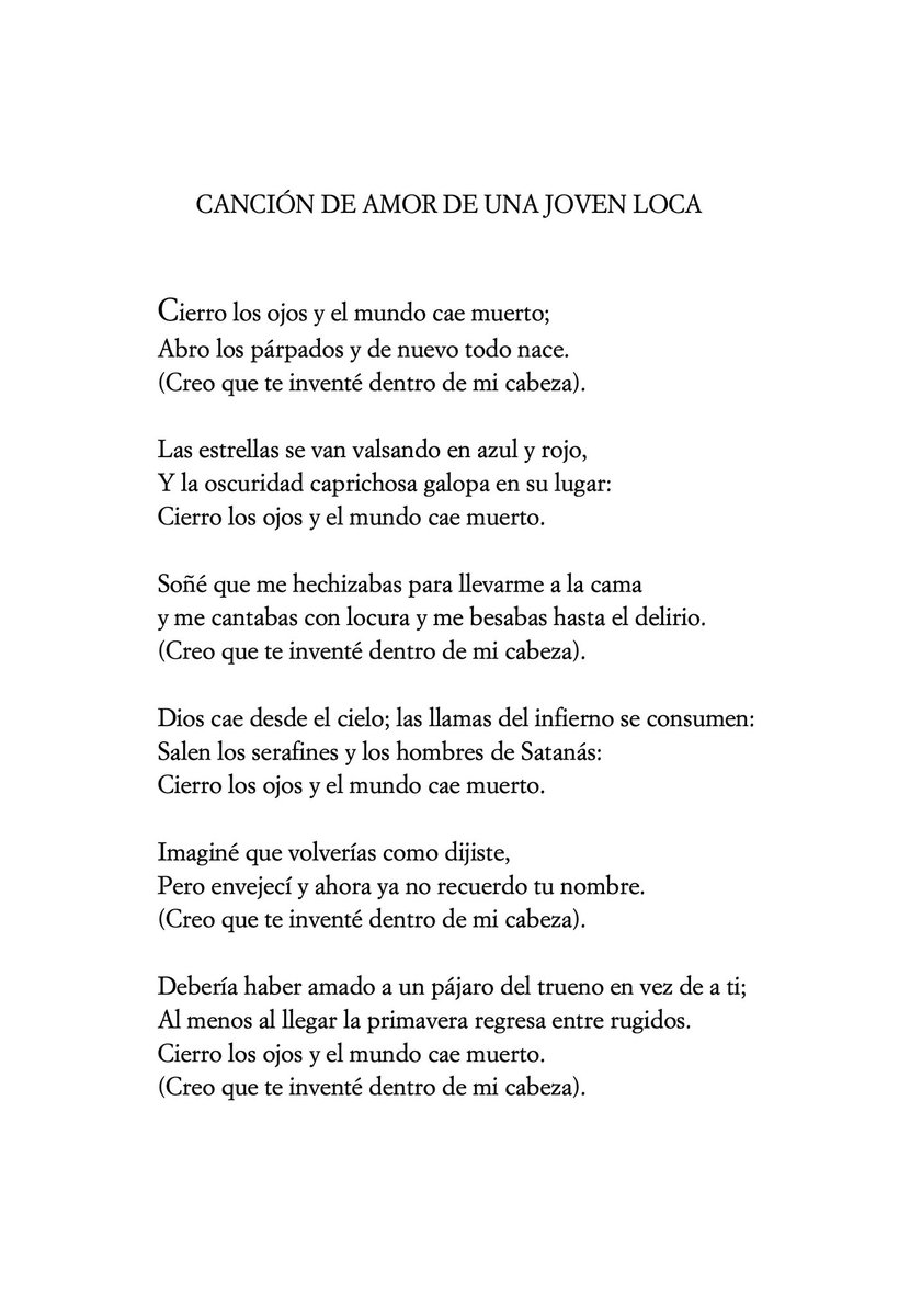 Ismaellg90's tweet photo. «Imaginé que volverías como dijiste, / Pero envejecí y ahora ya no recuerdo tu nombre». Sylvia Plath era extraordinaria. https://t.co/5OHpX72KkV