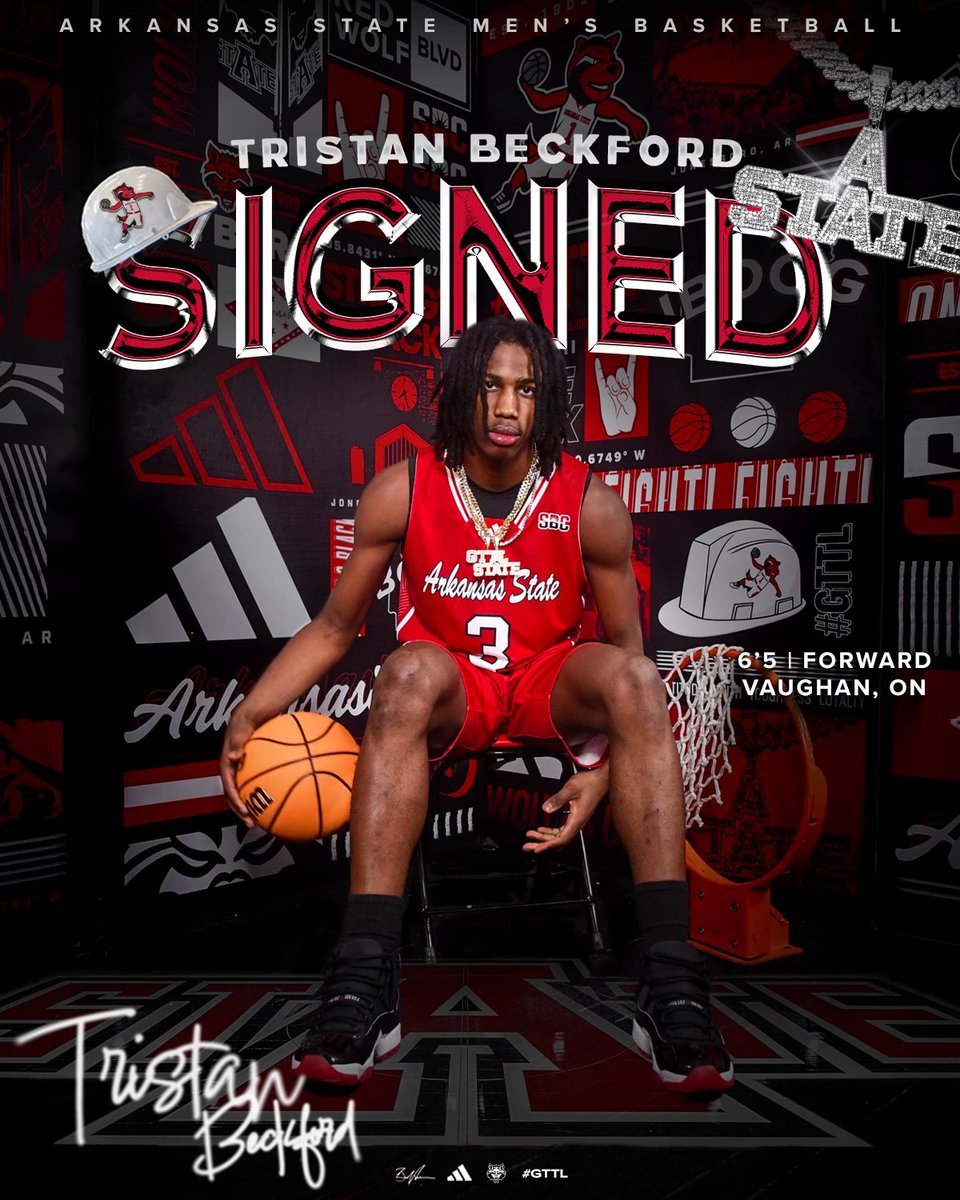 Arkansas State Menโs Basketball (@astatemb) on Twitter photo ๐ช๐๐๐๐ข๐ ๐ ๐ง๐ข ๐ง๐๐ ๐ฃ๐๐๐: Tristan Beckford
ยป Highest-ranked signee in program history
ยป Ranked inside the top 150 overall & top-30 forward
ยป No. 1 Canadian prospect
ยป Helped lead Canada to a bronze medal at the 2024 FIBA U18 Americup, leading the team in ๐ช๐๐๐๐ข๐ ๐ ๐ง๐ข ๐ง๐๐ ๐ฃ๐๐๐: Tristan Beckford
ยป Highest-ranked signee in program history
ยป Ranked inside the top 150 overall & top-30 forward
ยป No. 1 Canadian prospect
ยป Helped lead Canada to a bronze medal at the 2024 FIBA U18 Americup, leading the team in