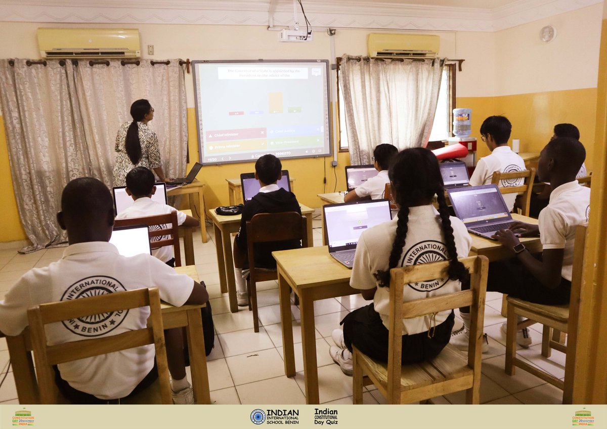iisbenin's tweet photo. @iisbenin tested the students knowledge about the Constitution by a #Kahoot #Quiz #Competition. https://t.co/kZNKRv6WAH