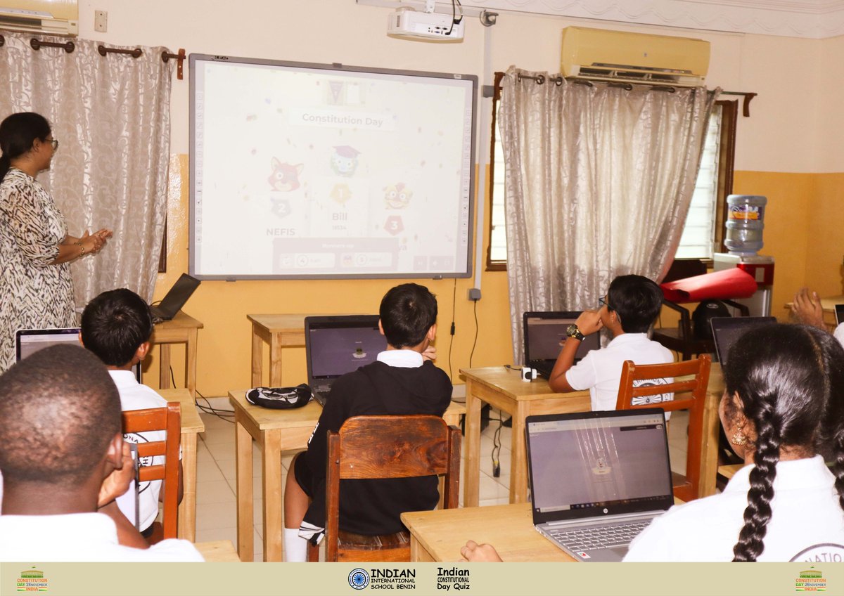 iisbenin's tweet photo. @iisbenin tested the students knowledge about the Constitution by a #Kahoot #Quiz #Competition. https://t.co/kZNKRv6WAH