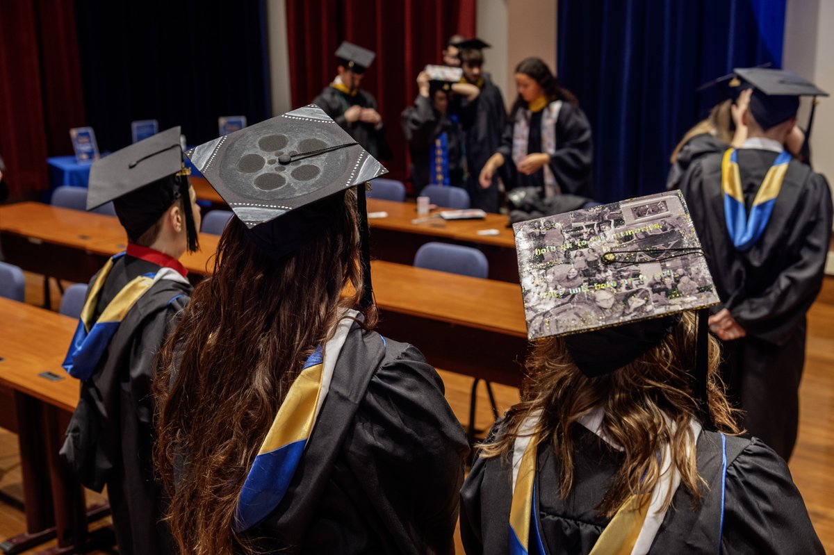 PittBradford's tweet image. Celebrating creativity and accomplishments, one cap at a time. 🎓✨ #PittBradfordGrads #CapGoals