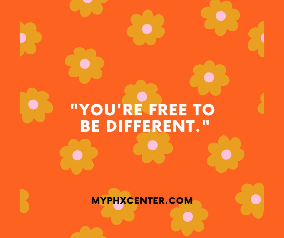 Phnx_counseling's tweet image. "You're free to be different. 🌟

Your uniqueness isn’t a flaw—it’s your superpower. Don’t let the world box you in. Stand out, embrace who you are, and shine the way only you can.

Dare to be YOU. 🙌✨

#BeYourself #Authenticity #EmbraceDifference"