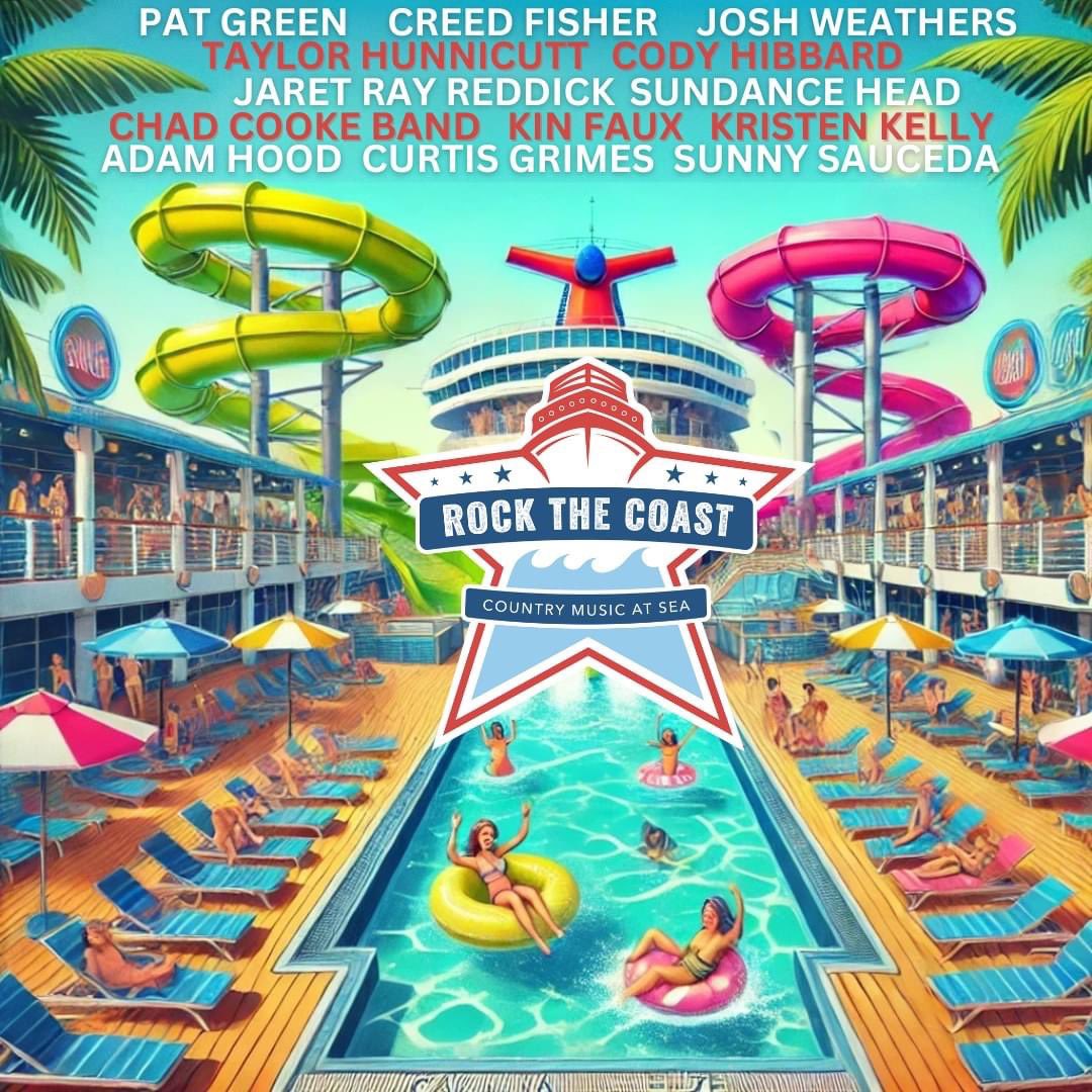 RockTheCoastTX's tweet image. ‼️Don’t miss your chance to take a 5-night cruise with Pat Green, Creed Fisher, Josh Weathers, Jaret Reddick + many more! April 7-12, 2025! 
•
➡️ Departing from Galveston, TX! Must book direct with Rock The Coast to attend!
•
RockTheCoastTX.com
☎️ 832.305.5636