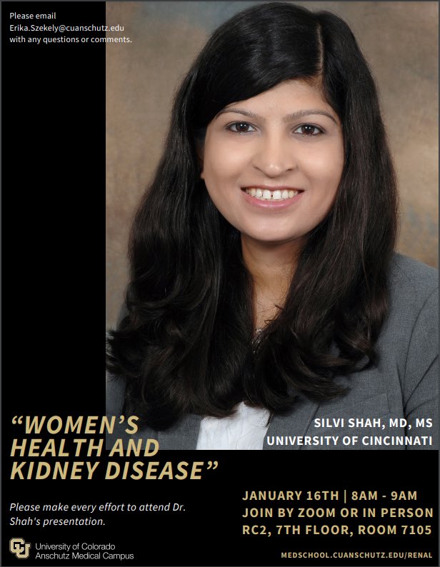 University of Colorado Nephrology (@cu_kidney) on Twitter photo Looking forward to <a href="/silvishah/">Silvi Shah, MD, MS</a> visit tomorrow at <a href="/CU_Kidney/">University of Colorado Nephrology</a> 🤩 Looking forward to <a href="/silvishah/">Silvi Shah, MD, MS</a> visit tomorrow at <a href="/CU_Kidney/">University of Colorado Nephrology</a> 🤩