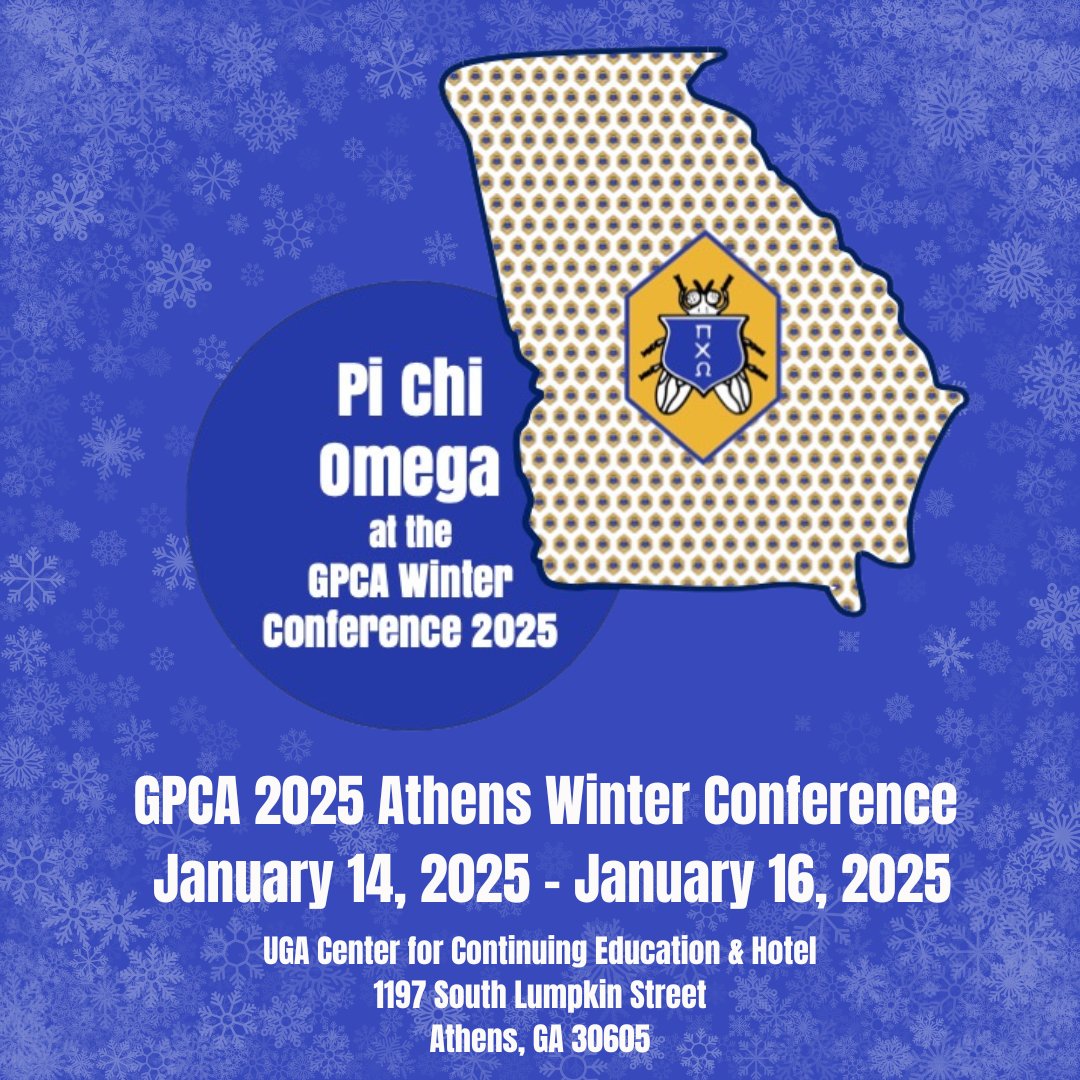 PiChiOmega's tweet photo. Stay tuned for a list of #PiChiOmega events at the Georgia Pest Control Association's Winter Conference in Athens https://t.co/LT12jny1fq