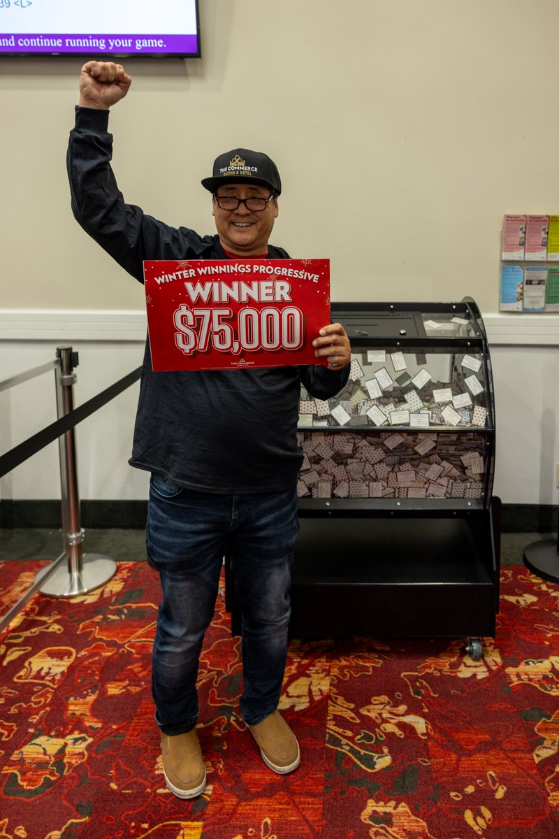CommerceCasino's tweet photo. Congrats to our $75,000 drawing winner! We'll be having one more drawing on New Year's Eve for $75,000 or a BRAND NEW Mercedes-Benz GLE53. Come down to the Commerce at 10pm for your chance at the win of a lifetime!

#Giveaway #Giveaways #CommerceCasino #TheCommerce #Mercedes #MercedesBenz #Sweepstakes

GEAR 001377
