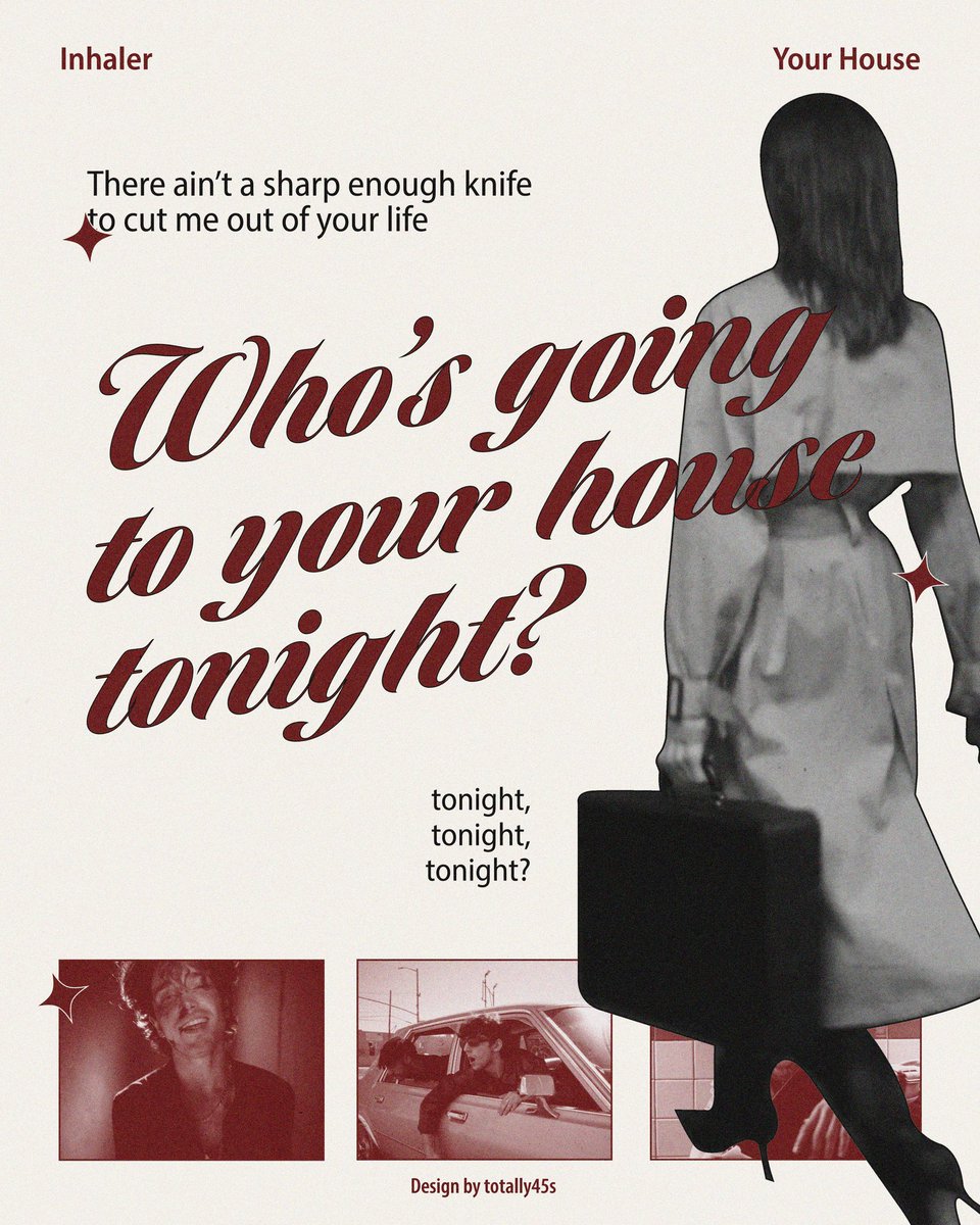 totally45s's tweet photo. — your house by @InhalerDublin, poster by me ❀ https://t.co/xdgaTTT5Tj