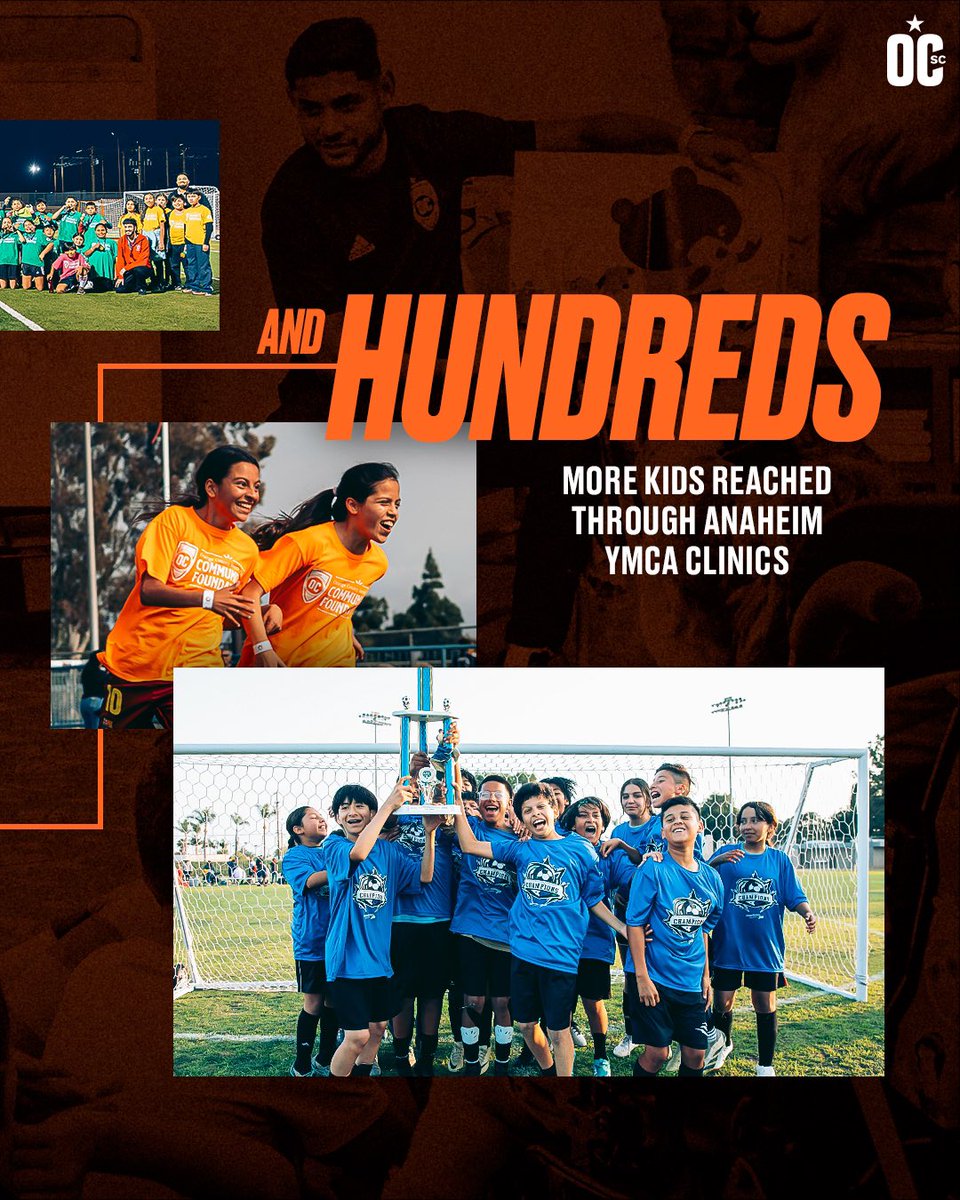 orangecountysc's tweet photo. Every year is #ForCounty 🧡

We’re more than just a club, we’re a part of this community. From the pitch to the heart of OC, we’re dedicated to giving back and making a difference! https://t.co/iBXiU3casv
