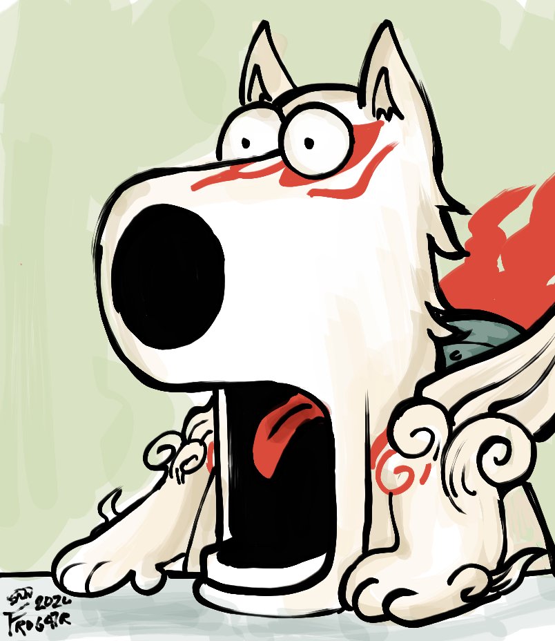 FrogatrRibbot's tweet photo. #Okami .....#Okami2 ?! https://t.co/pChKBLlIX9
