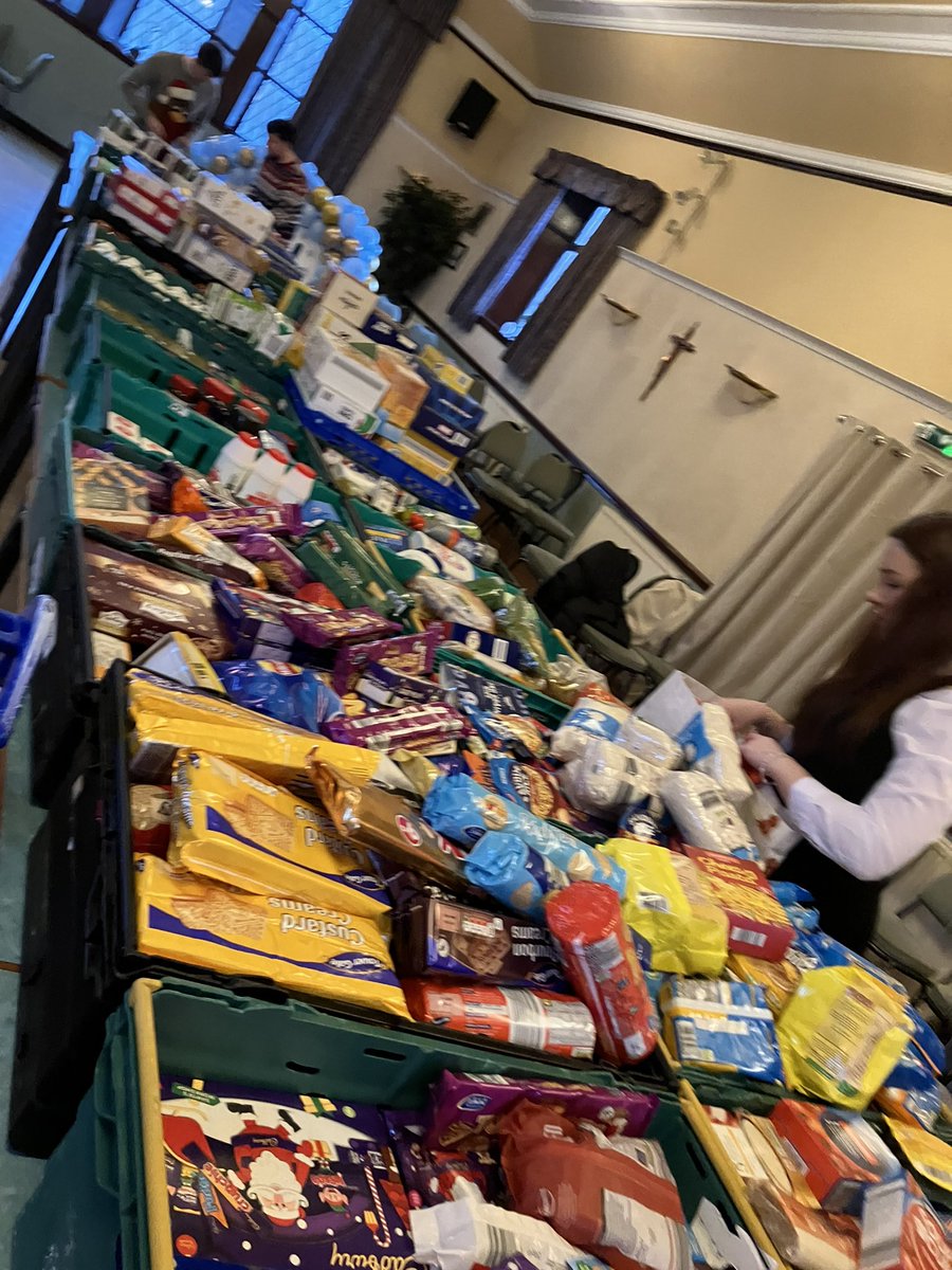 Advent Appeal: Caritas pupils volunteered at the <a href="/SanctaFamiliaTV/">Sancta Familia Media</a> Foodbank Drive in Holy Family Parish.
Thanks to all pupils &amp;. their R.E. Teachers who donated to the Advent Appeal in R.E. over the last few weeks and made our contributions to these good causes possible <a href="/CN_HS/">Cardinal Newman HS</a>