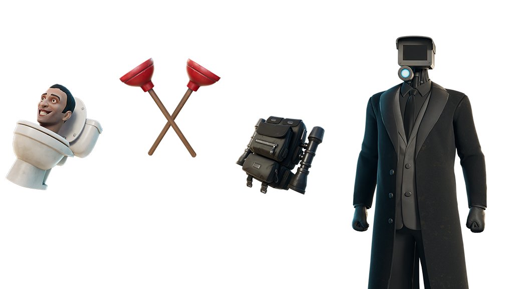 ENTIRE FORTNITE X SKIBIDI TOILET COLLABORATION