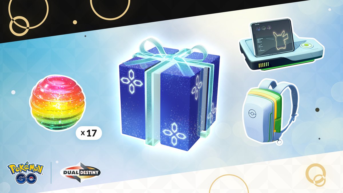 PokemonGoApp's tweet image. Trainers, this box is sure to bring you some holiday cheer! 🎁🤩

The Ultra Holiday Box contains one Pokémon Storage upgrade, one Item Bag upgrade, and 17 Rare Candies! 

👉store.pokemongolive.com/?utm_source=PG…