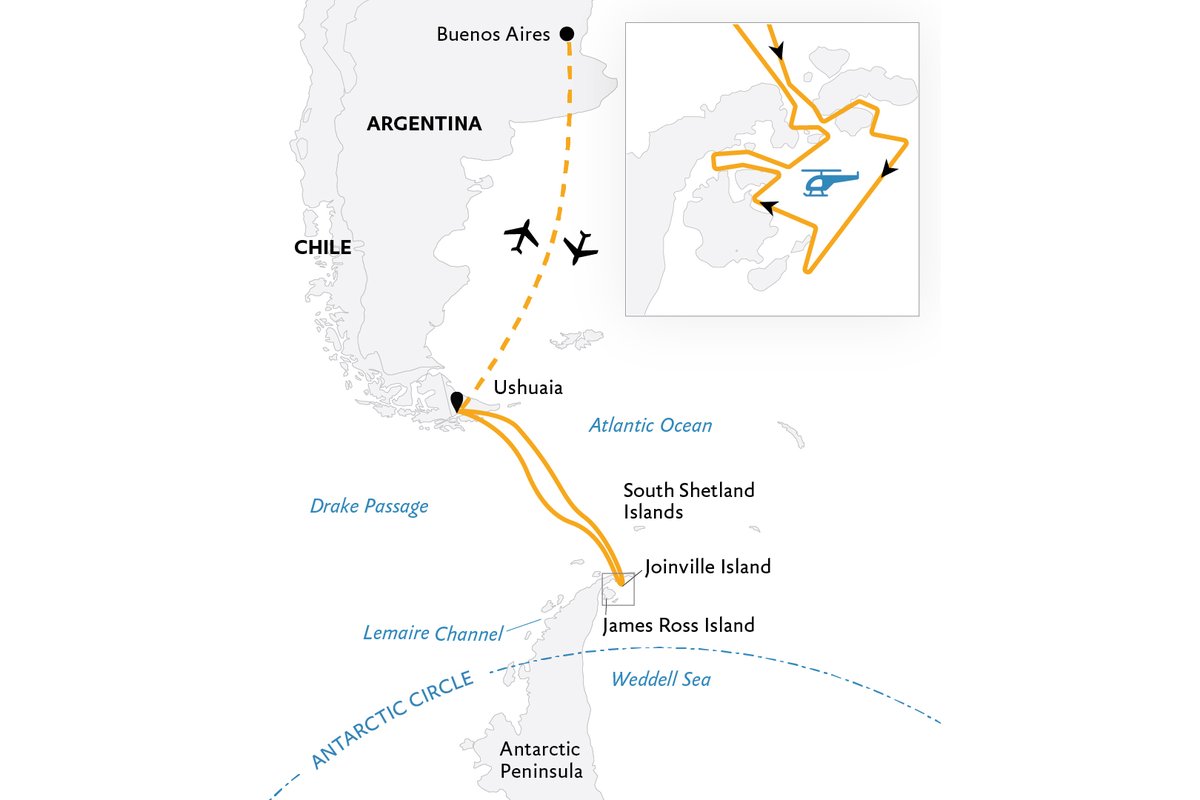 QuarkExpedition's tweet photo. Our NEW Antarctica by Helicopter voyage offers an unparalleled view of the 7th continent, combining the thrill of polar exploration with the magic of flight!
Learn more about this incredible expedition → https://t.co/yeau2EjZ8l
#Antarctica #adventuretweets #QuarkExpeditions https://t.co/Jj7kAsqQM2