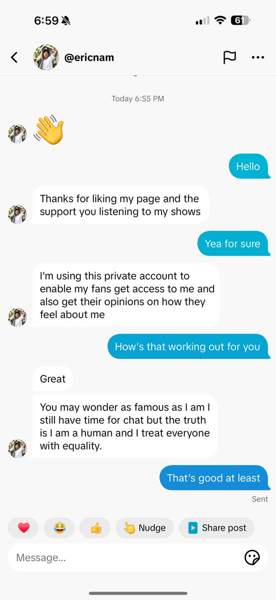 They are back everyone. Like broski would ever talk like this #ericnam #namnation #scamalert #scam #scammer