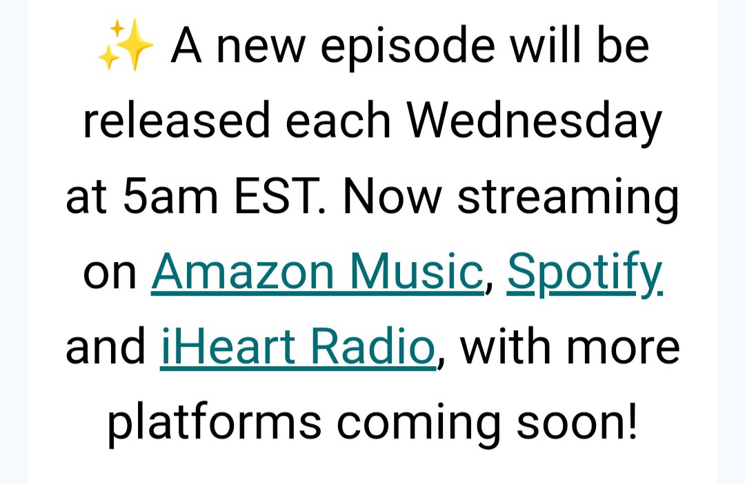 Episodes are available: