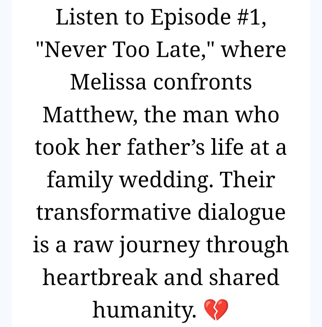 Really Touching! Well done. Let the healing begin 🙏