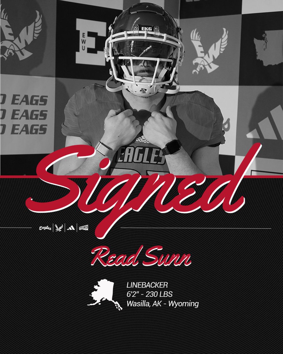 EWUFootball's tweet image. Making the switch from Cowboys to Eagles, welcome @Read_Sunn! 

#GoEags #EKG