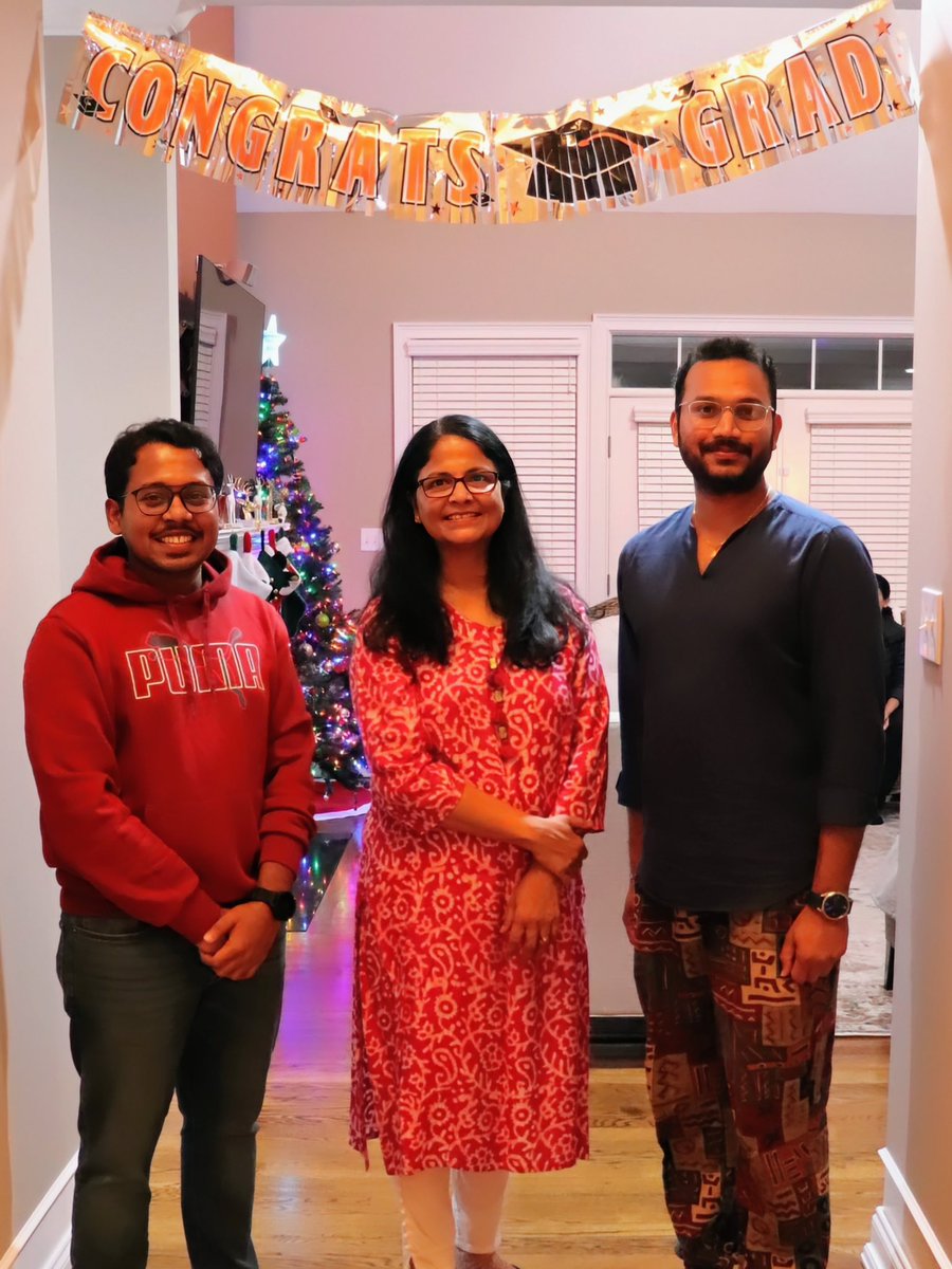 Sindhu Jagadamma (@jagadammasindhu) on Twitter photo We took some time out to celebrate the graduation of <a href="/Ravi_Neelipally/">Ravi_Teja</a> and Rahul Chandra! Of course any celebration around Christmas and New Year adds extra flavor!
Thank you to everyone in <a href="/UtSoil/">UTK Soil Management Lab</a> for your hard work and dedication. Let’s relax and rejuvenate during the holidays! We took some time out to celebrate the graduation of <a href="/Ravi_Neelipally/">Ravi_Teja</a> and Rahul Chandra! Of course any celebration around Christmas and New Year adds extra flavor!
Thank you to everyone in <a href="/UtSoil/">UTK Soil Management Lab</a> for your hard work and dedication. Let’s relax and rejuvenate during the holidays!