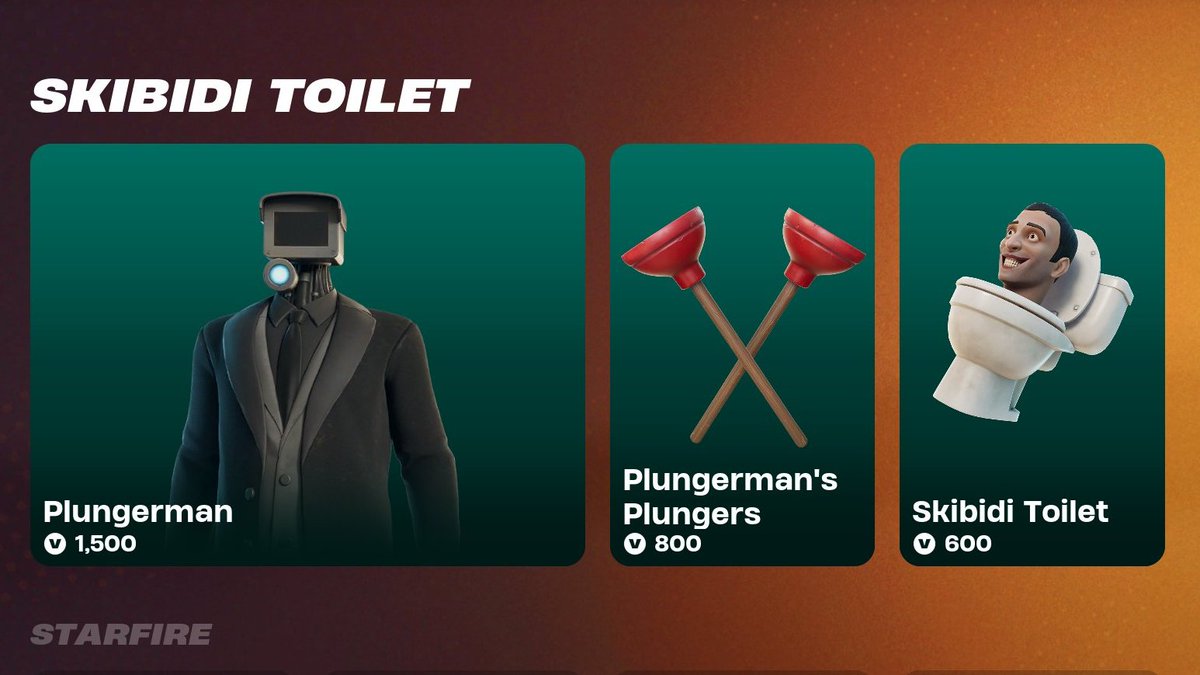 #Fortnite X Skibidi Toilet is out now!

Use Code 'ShopRoyale' to support me ❤️ #EpicPartner