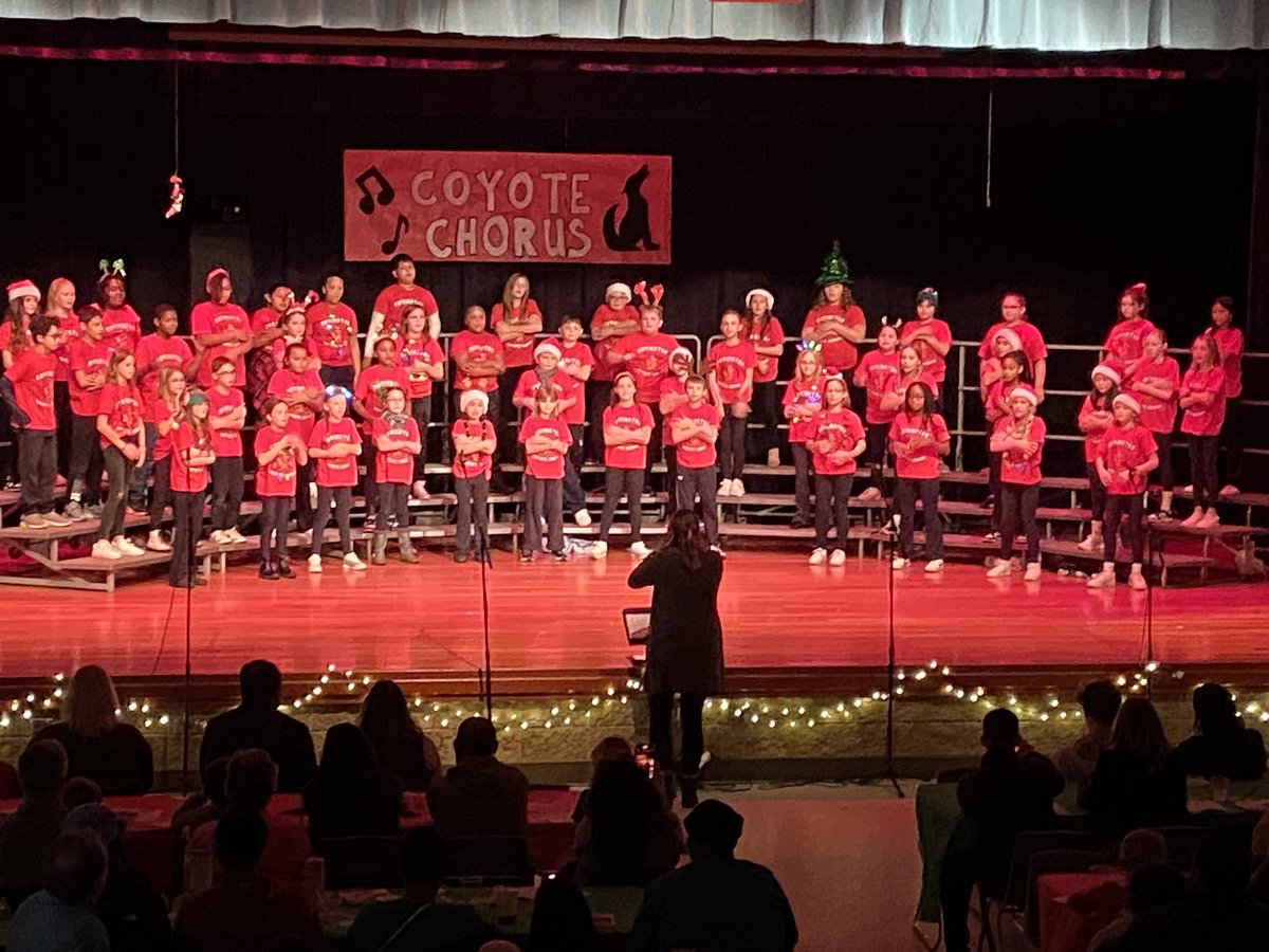 What a great performance by our amazing Coyote Chorus! <a href="/CEScoyotes/">Covington Elementary</a>