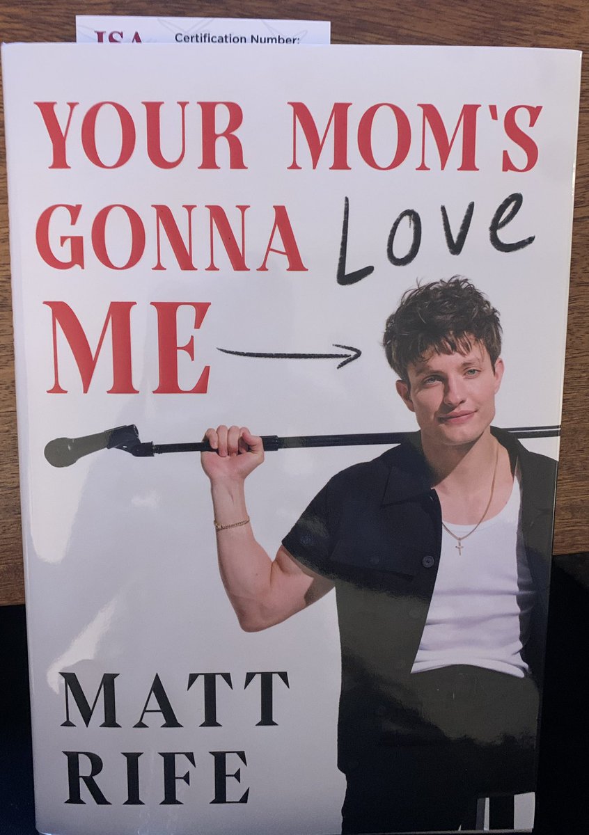TracyPerry71's tweet photo. Just received my best Christmas gift ever @mattrife!! Only read the intro and honestly….hook, line, &amp; sinker! Can’t wait to get reading this after work!! 🥰 https://t.co/6drikeYlWo