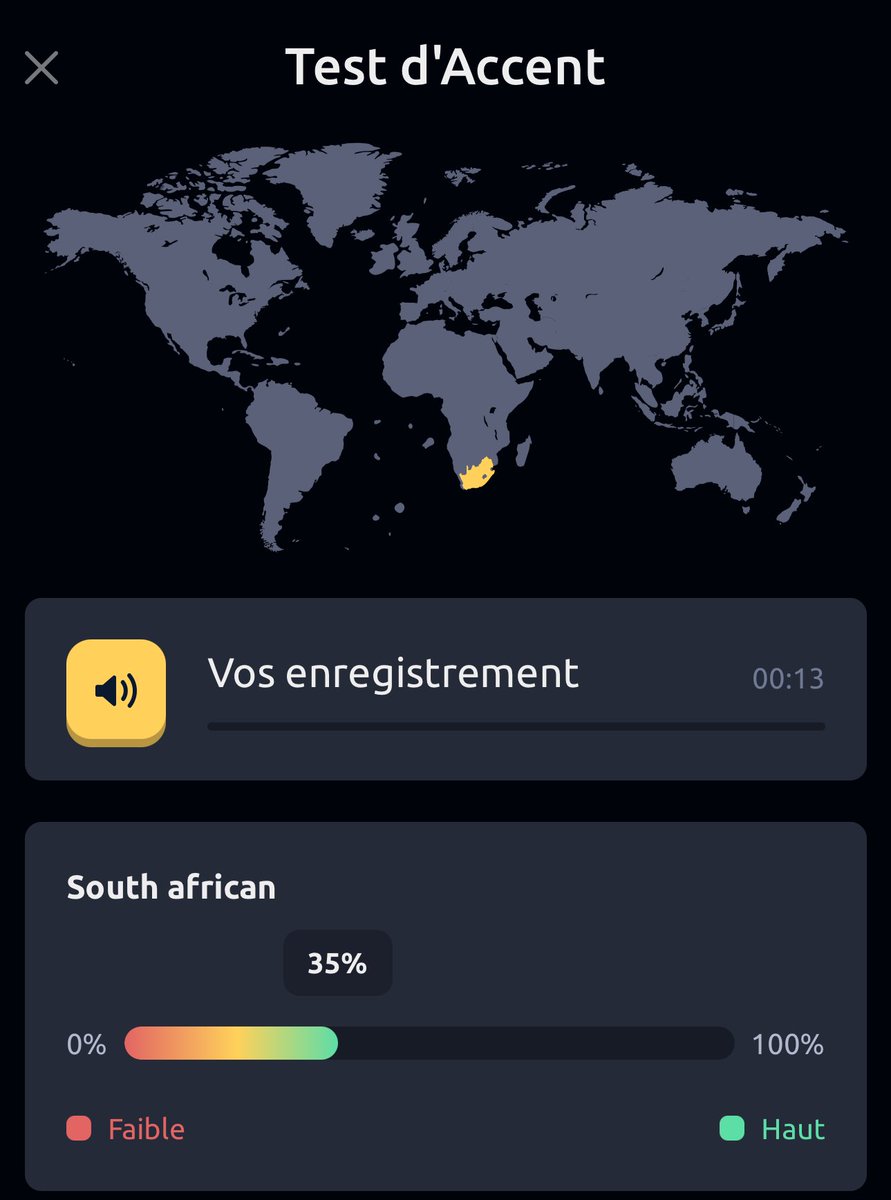Orientaliyaa's tweet image. J’ai fais un test d’accent, pour voir j’ai quel accent en anglais.. 
Que voulez vous que je dise ? 
Accent français j’aurais capté, accent marocain j’aurais compris 
Mais celui là , WA LA KHATARLI 3ALA BAAALI