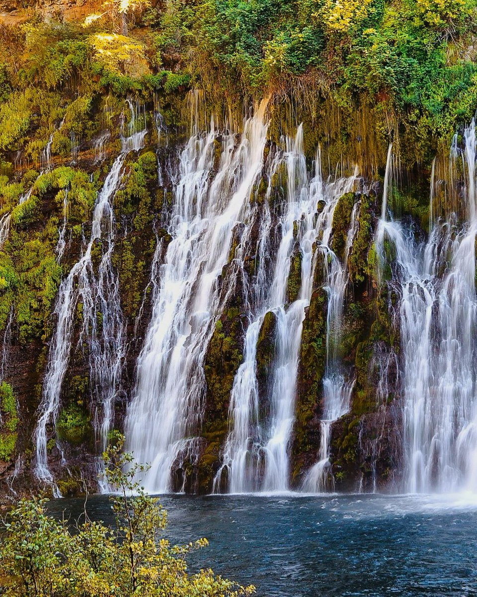 Need a dose of calm? Open the #AllTrails app and use the Waterfalls Collection to  search for waterfall hikes near you 😌 We can't wait to see where you head this #WaterfallWednesday 💚 

📸 @delmundoimagery
📍Burney Falls Loop, California
bit.ly/3ZyFQRF