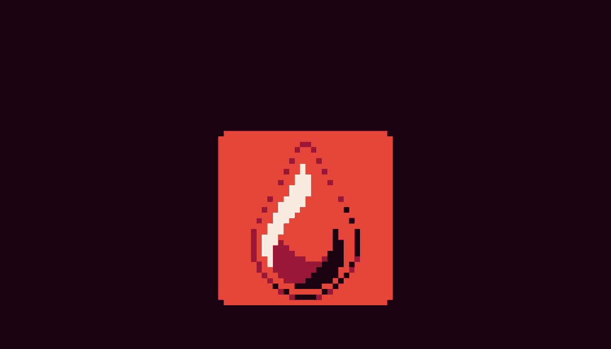 jedo_man's tweet photo. just a bloody tear
#blood @Pixel_Dailies #pixel_dailies
#pixelart #ドット絵 https://t.co/rp9tA02n1k