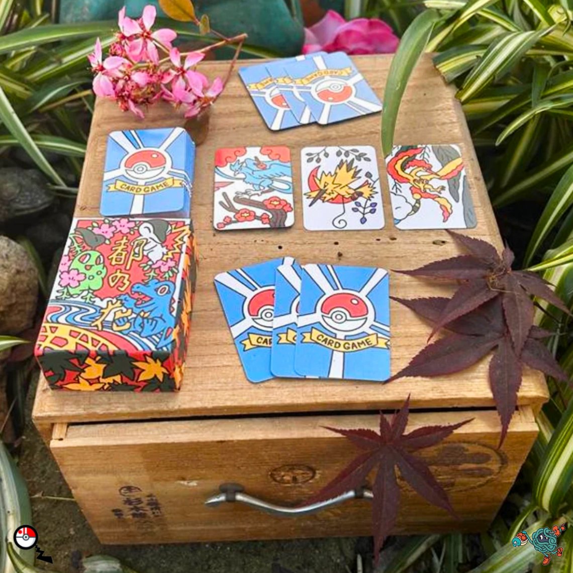 switchstock's tweet image. ⚪️POKÉMON HANAFUDA DECK GIVEAWAY🔴

I'll be giving away one of SablingArt's beautiful Johto themed Hanafuda Decks, featuring connecting Pokémon artwork

TO ENTER: 
❤️Like &amp;amp; Repost this
☑️Follow @switchstock &amp;amp; @SablingArt

Feel free to share

Winner will be announced on 12/22!