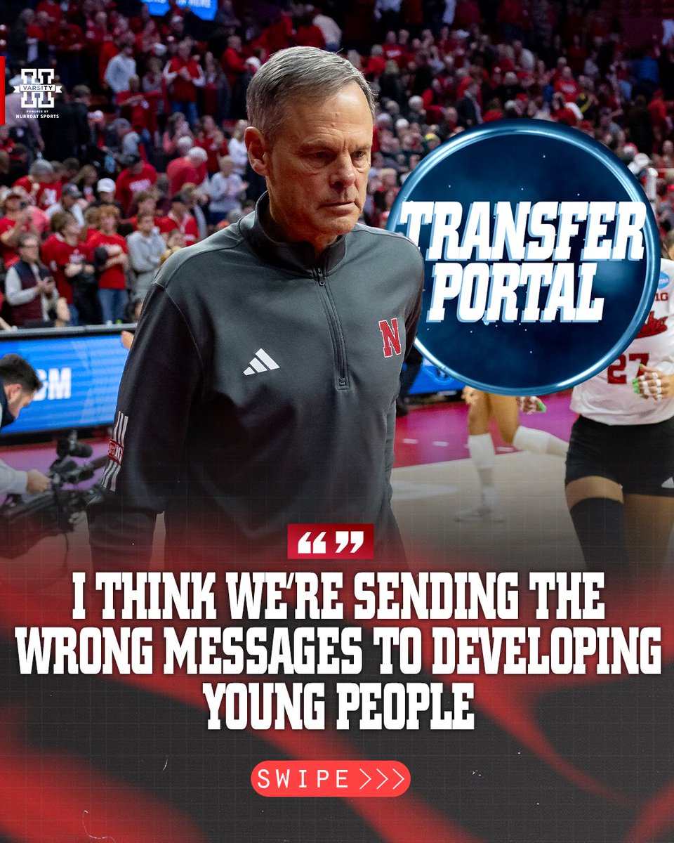 HailVarsity's tweet image. Coach Cook weighed in on the transfer portal conversation in today’s Final Four press conference.