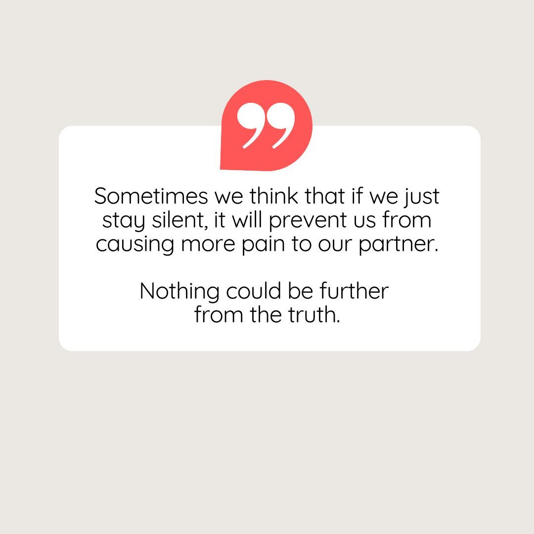 🫢 When you use the silent treatment, you're actually speaking loudly with your actions and your actions are saying very loudly, 'I'm going to punish you. This is my way of controlling you and the situation. This is my way of avoiding important issues that we have to deal with.'