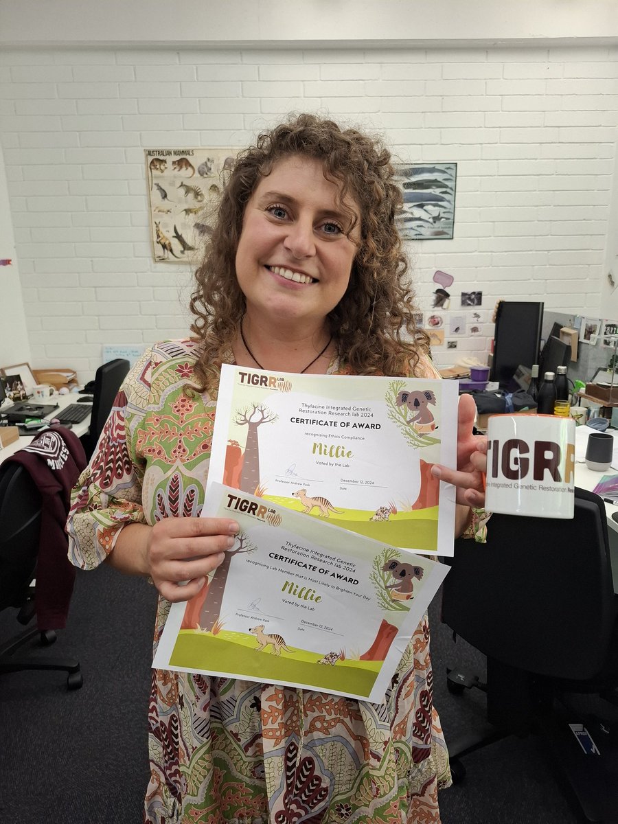 Dr Emily Scicluna ๐ (@drdunnart) on Twitter photo In a lab of ~70 people, I was absolutely chuffed to be voted 'Most Likely to Brighten your Day' and in recognition of my 'Ethical Compliance' ๐ฅน๐
#ethics #ethical #science #research <a href="/BioSci_UniMelb/">BioSciences UniMelb</a> In a lab of ~70 people, I was absolutely chuffed to be voted 'Most Likely to Brighten your Day' and in recognition of my 'Ethical Compliance' ๐ฅน๐
#ethics #ethical #science #research <a href="/BioSci_UniMelb/">BioSciences UniMelb</a>