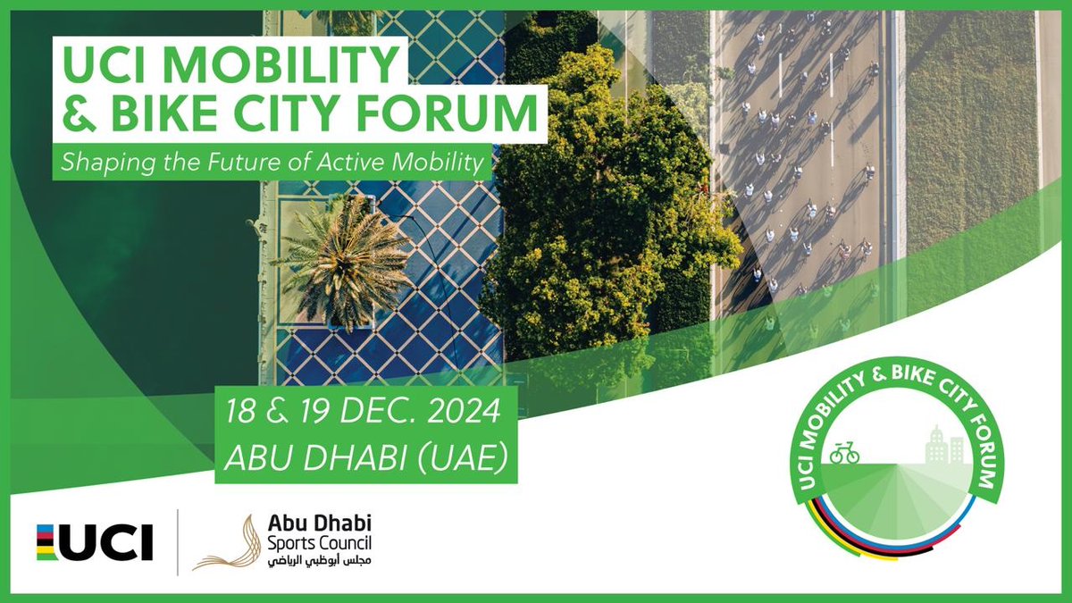 Day 2 of the 2024 UCI Mobility &amp; Bike City Forum here in Abu Dhabi

Today we go more practical, with a series of workshops and bike tours of Abu Dhabi!

#UCIBikeForum