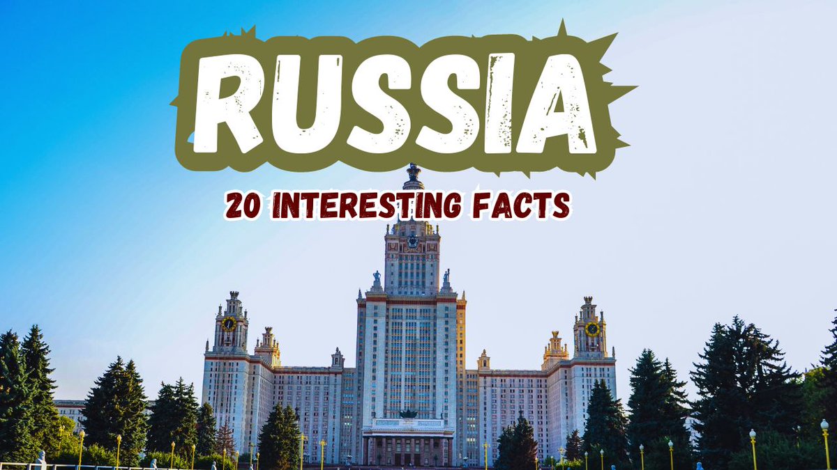 HiddenGemsReal's tweet photo. 20 Strange and Interesting Facts About Russia | Shocking Facts Revealed | Hidden Gems
Watch it here: https://t.co/kYUHe5ChlM
"20 Strange and Interesting Facts About Russia" uncovers surprising and little-known facts about one of the world’s largest countries.
#russia ... https://t.co/vEB8KM76te