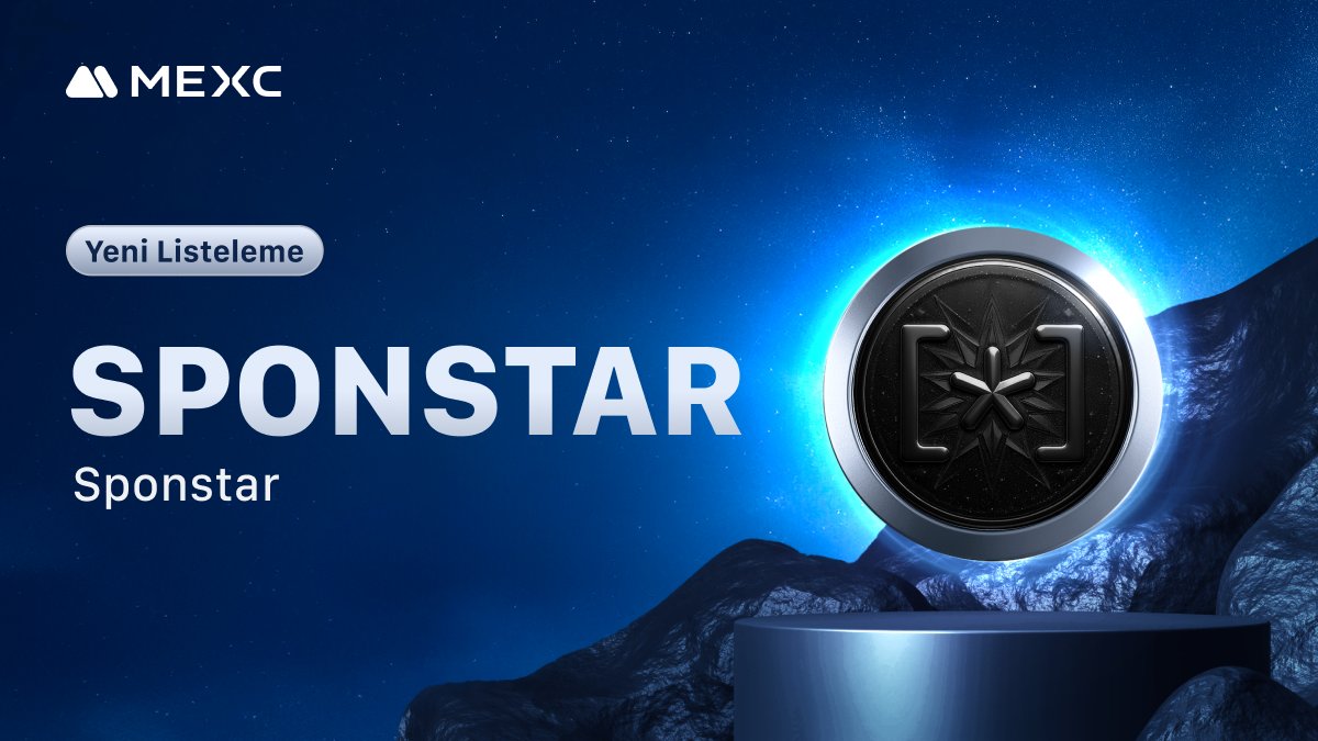 MEXC_TR's tweet image. 🚀 @sponstar_io #SPONSTAR - Kickstarter Oylama Sonucu ve Listelenme Planı

🔁 #SPONSTAR/USDT Alım Satımı: 19 Aralık 2024 11.00

📌 Ayrıntılar: mexctr.info/4gFiZdP

#MEXCTürkçe #MXToken #MX #BTC