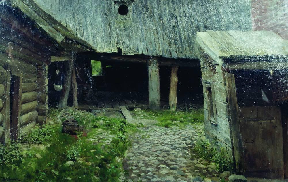 artistlevitan's tweet photo. Old yard. Plyos. https://t.co/mymP8mo1WO