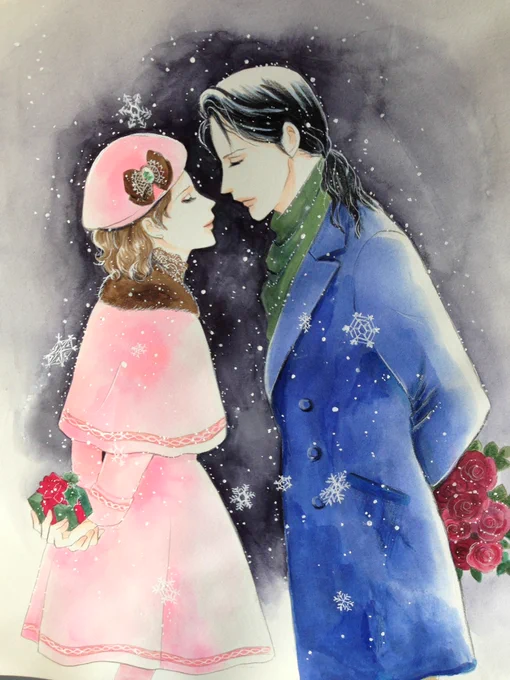 #TLに雪作品を降らせようまだ不思議…ついこの前まであんなに暑かったのに… 