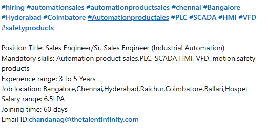 TalentInfinity2's tweet image. #jobs   #wearehiring #TalentInfinity #hiringtalent #hiringteam #recuitment   #recuitmentalert #openings #jobopportunities #jobopenings #jobsalert   #Talentacquisition #hiring #jobsearch #careeropportunities #jobvacancy   #careeradvice #employment #jobhunt