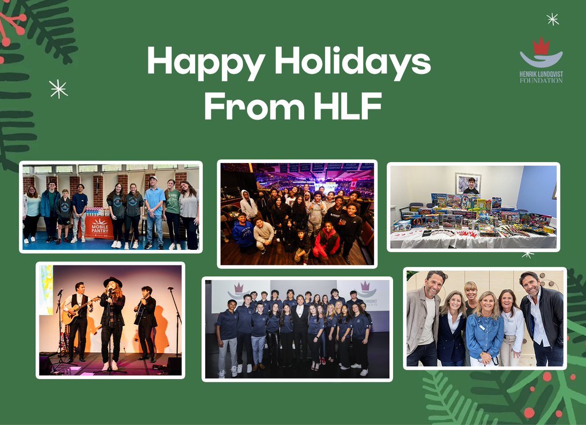 Happy Holidays &amp; New Year!Lots of heart-warming moments and memories to look back to as we close out our 10th year, 2024. You can catch up on our busy year here: hlundqvistfoundation.com/2024/happy-hol…

Thank you for your continued support and partnership.

Team HLF

<a href="/HLundqvist/">Henrik Lundqvist</a>