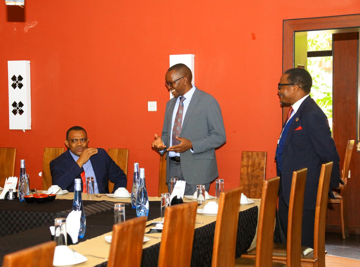 Joined <a href="/KenGenMDandCEO/">Eng. Peter Njenga</a> Eng. Peter Njenga and GM Operations Eng. Julius Odumbe in a Luncheon  hosted to celebrate 26 <a href="/KenGenKenya/">KenGenKenya</a> Engineers who transitioned to Professional Engineers (PEs) in 2024. The MD &amp; CEO urged engineers to observe professionalism &amp; safety as PEs.
<a href="/TheIEK/">The Institution of Engineers of Kenya</a>