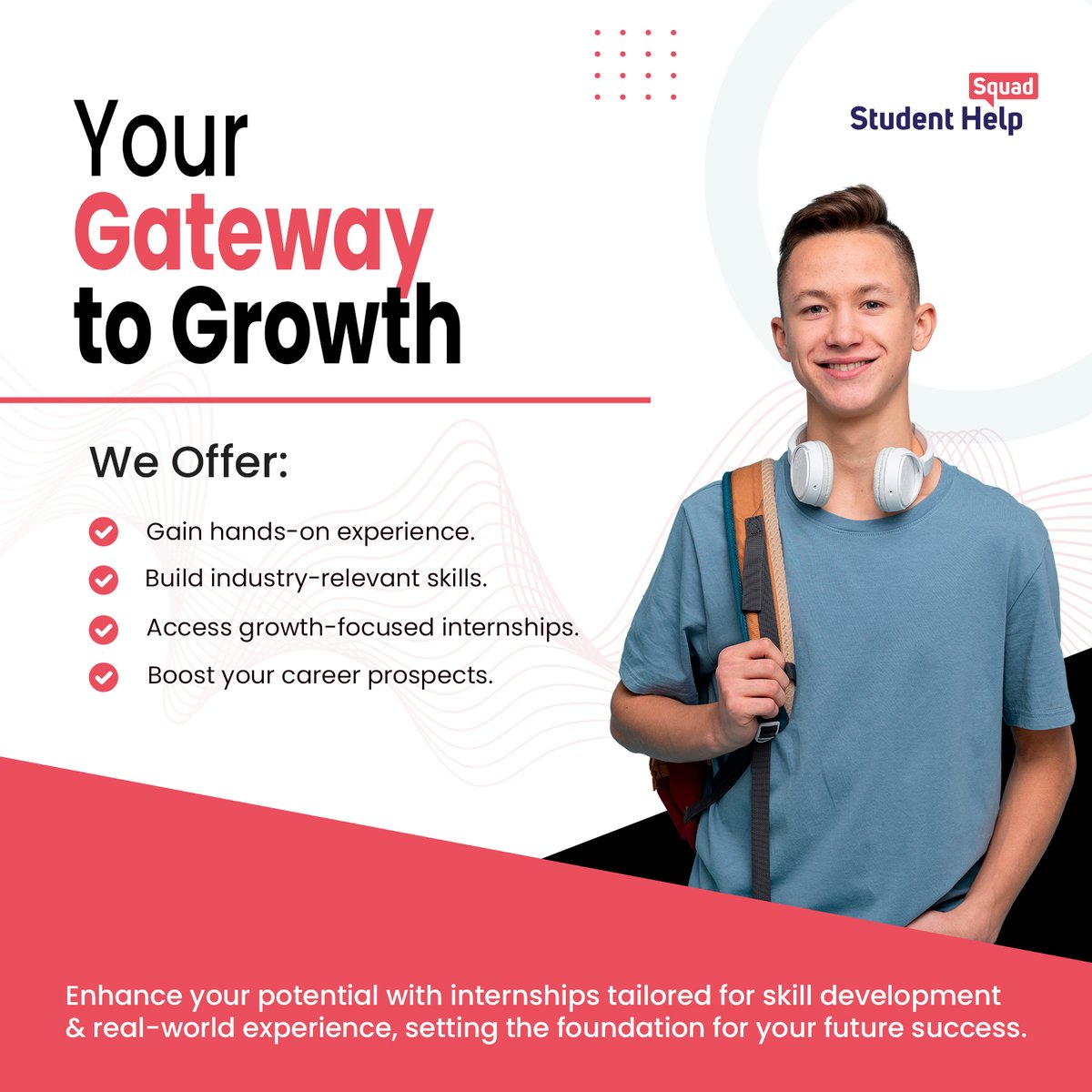 StudentHelpSq's tweet image. Targeted towards students and early-career professionals across the UK, helping them gain hands-on experience in their chosen fields.
#studenthelpsquad #InternshipOffers #SkillDevelopment #CareerGrowth