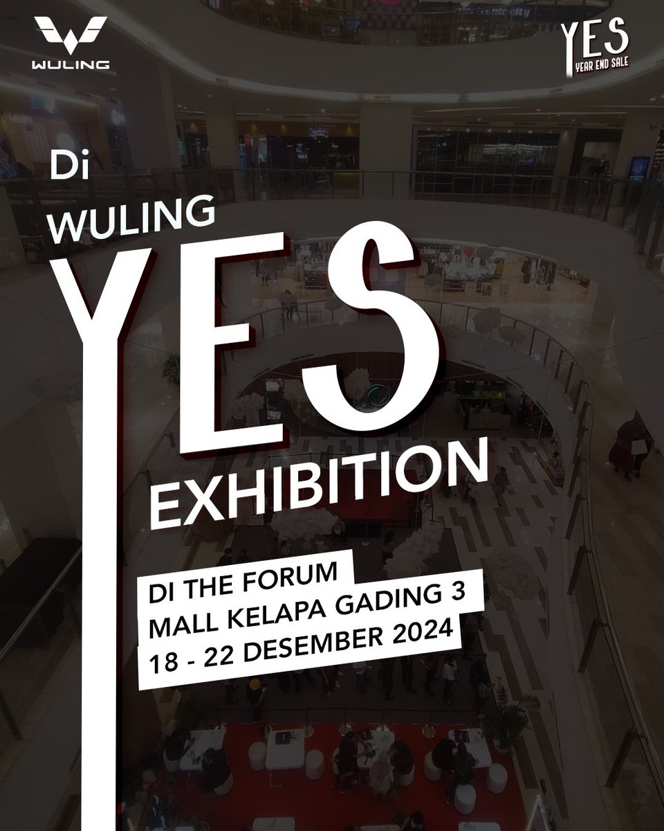 WulingMotorsID's tweet image. Kalau mau beli mobil dapet hadiah menarik dan promo, mending ke YES Exhibition The Forum Mall Kelapa Gading 3 aja!

#WulingMotors #DriveForABetterLife #Airev #AirevLite #BinguoEV #CloudEV #NewAlmazRSProHybrid #Alvez #WulingYES2024