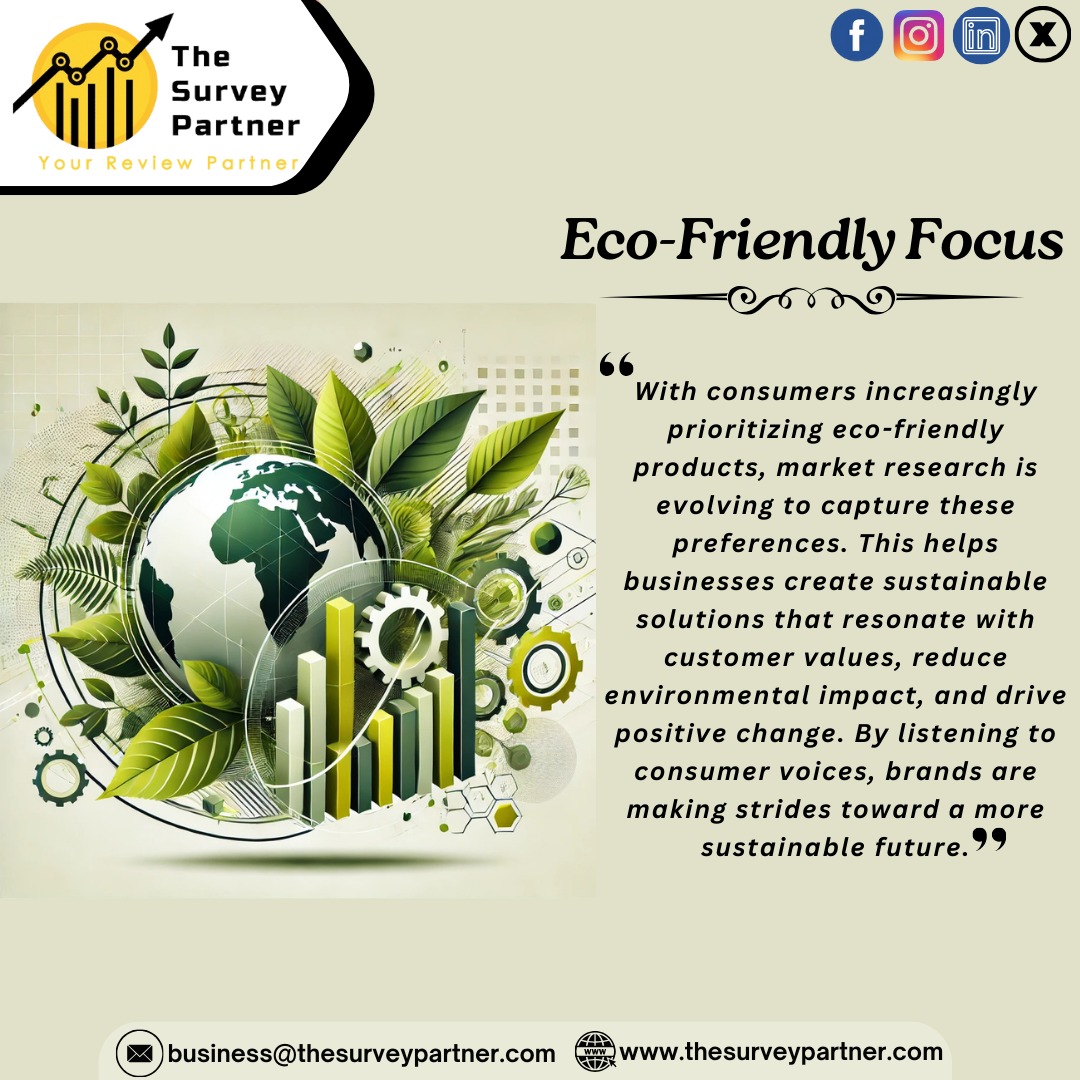 🌱 Eco-Friendly Focus 🌍
Market research is key to aligning with consumer values and creating sustainable solutions.
✅ Reduce environmental impact.
✅ Drive positive change.
Partner with us to shape a greener tomorrow! 💚
🔗 thesurveypartner.com
#Sustainability #EcoFriendly