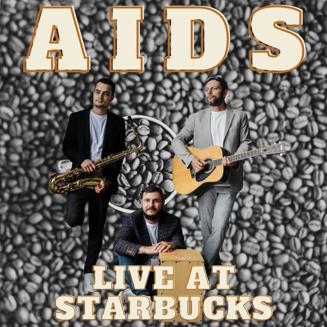 awkwardalbum's tweet photo. When it comes to live music at Starbucks, gimme AIDS all day. https://t.co/nknKjpyPvx