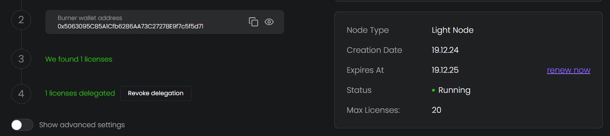 afangkwan's tweet photo. I am running my Sophon Light Node by @easeflowHQ with 3% commission. Delegate your NFT to my Address to earn $SOPH rewards. My light nodes valid for 1 year till 19/12/25. Only limited for 20 licenses!  

My Light Node Operator address: 0x5063095C85A1Cfb6286AA73C27278E9f7c5f5d71 https://t.co/CUXId2GBOR