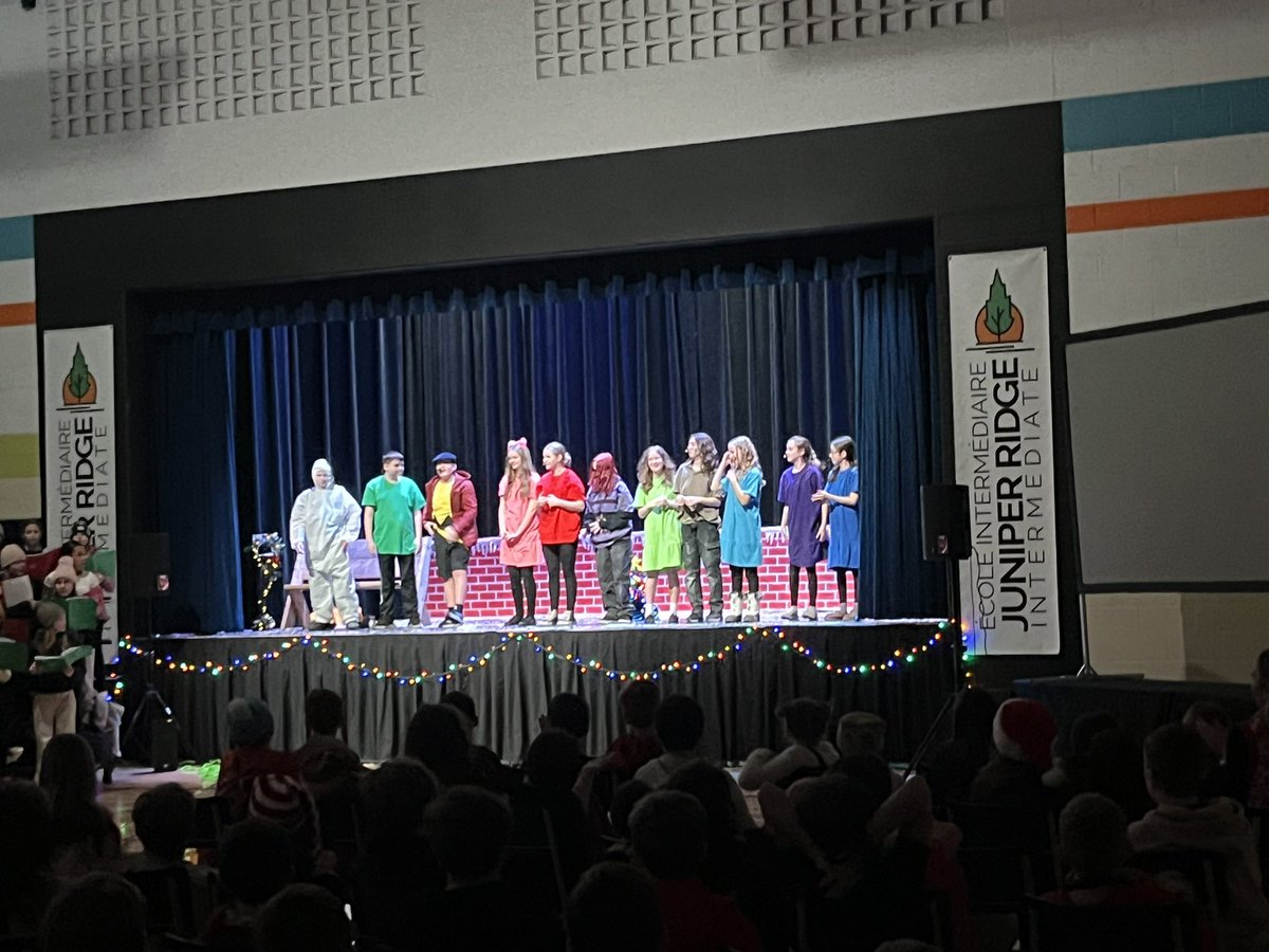 So glad we had the opportunity to watch the Charlie Brown Christmas matinee! A wonderful performance by the JH drama club and choir!👏 <a href="/JuniperRidgeNL/">Juniper Ridge Int</a>