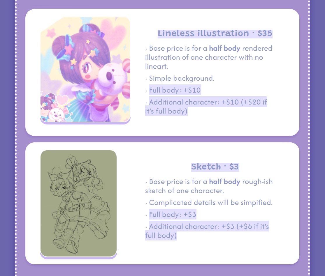 tiernomuffinart's tweet image. Cβ
mmissions are open!
This time I made a proper site with all the information you'll need πβ¬οΈ
I'm also offering proseka style drawings now, so be sure to check that out if you're interested!