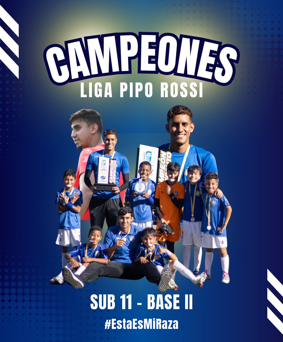 Semana de victorias 🥳 Campeones Absolutos 🏆

Felicidades al mejor equipo de Caracas 🤩 Sub 11 - Base II por este campeonato 💪🏻

Su amor por el deporte y dedicación en cancha los ha llevado hasta aquí ❤️‍🔥

FELICIDADES RAZA ATLÉTICA 💙❤️

#EstaEsMiRaza 💙❤️
#RazaAtletica 💙❤