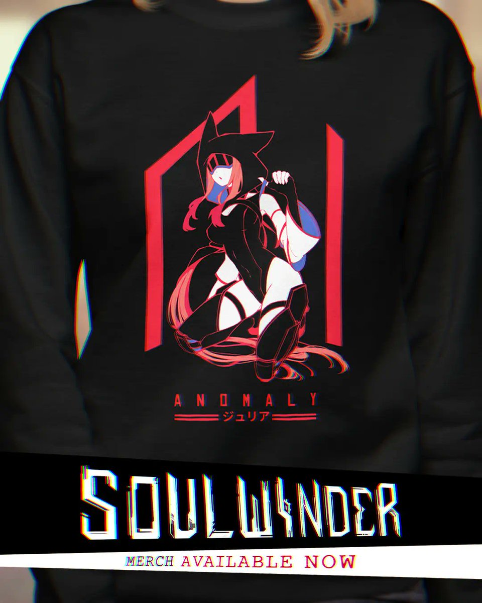 Lynk_Xus's tweet image. OFFICIAL SOULWINDER MERCH NOW AVAILABLE! ❄️🎁

Visit our site today and see what's new (Like this Julia Sweatshirt!)